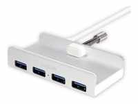 LogiLink USB 3.0 Hub 4-Port,Aluminiumgehäuse im iMac Design silber