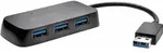 Kensington UH4000 - Hub - 4 x SuperSpeed USB 3.0 - Desktop - Schwarz