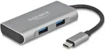 Delock Externer USB 3.2 Gen 2 USB Type-C Hub mit 3 x USB Typ-A und 1 x USB Type-C -