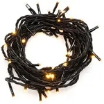 Konstsmide - Micro LED Lichterkette, 200 bernsteinfarbene Dioden, 24V...