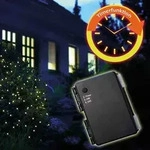 LED-Batt-Netz au. 1,5x1,5 100er, mit Timer f&uuml;r 3AA (1 St&uuml;ck) - Wei&szlig;