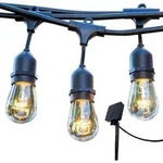 MAFY SOLAR Solar-Lichterkette &ndash; 6,50 m &ndash; 10 Vintage-Gl&uuml;hbirnen &ndash; Warmwei&szlig;es