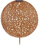 Globo Lighting Solarleuchte Metall rostfarben, LED - Schwarz