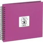 Hama Spiral-Album Fine Art 36x32 cm, 50 schwarze Seiten, Pink - Rosa
