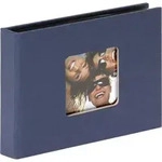 Walther Minialbum "Fun" Blau 36 Fotos 10x15 - MA-353-L - Blau