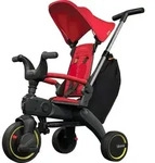 Doona Liki Trike S3 Faltbares Dreirad Flame Red - Schwarz