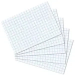 Herlitz 10621456, Wei&szlig;, Kariertes Papier, 170 g/m2, 100 St&uuml;ck(e)