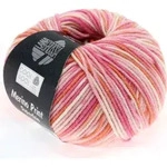Lana Grossa - Cool Wool Print 0726 rosa pink koralle ecru - Bunt