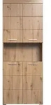 trendteam Bad Hochschrank Amanda Asteiche Melamin/Asteiche Tiefgezogen 73 x 190...