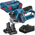 Bosch Akku-Hobel GHO 12V-20 12 V / 2x 4,0 Ah Akku + Ladeger&auml;t in L-Boxx - Blau