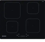Indesit IS 83Q60 NE, Schwarz, Integriert, 59 cm, Zonen-Induktionskochfeld,