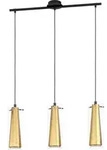 EGLO H&auml;ngelampe Pinto Gold, 3-flammige Pendelleuchte, Esszimmerlampe aus...