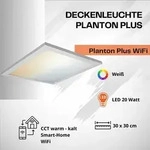 LEDVANCE SMART+ Planon Plus, Intelligente Deckenbeleuchtung, WLAN, Silber, Wei&szlig;,