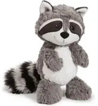 Nici Kuscheltier Waschb&auml;r Rod 35 cm Pl&uuml;schwaschb&auml;r - Grau