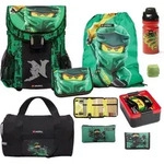 Lego Ninjago Schulranzen Set EASY GOLDEN POWER (2024) 9-teilig mit Brotdose,