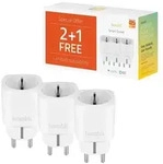 Hombli smarte Steckdose EU, wei&szlig;, 2+1 Promo Pack - Wei&szlig;