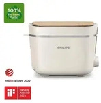 Philips Toaster Eco Conscious Edition, 2 Toastschlitze, Br&ouml;tchenaufsatz, 8 Stufen,