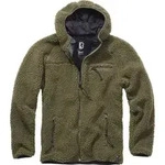 BRANDIT Teddyfleece Worker Jacket olive Gr. M - Gr&uuml;n - M