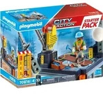 PLAYMOBIL City Action 70816 Starter Pack Baustelle mit Seilwinde - Bunt
