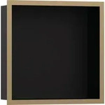 hansgrohe XtraStoris Individual Wandnische Mattschwarz mit Designrahmen 300x300x100