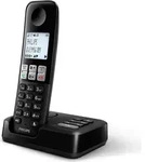 Philips D255 Schnurlostelefon mit Anrufbeantworter, Rufnummernanzeige, 16h
