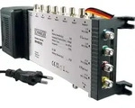 SCHWAIGER SEW4058 531 Multischalter 5/8 mit Netzteil 8 Teilnehmer Signalverteiler SAT