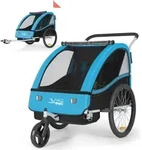 Tiggo VS 2 Kinderanh&auml;nger Fahrradanh&auml;nger 360&deg; Drehbar 2in1 Joggerfunktion