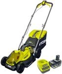 Ryobi RLM18X33B40, Schubrasenm&auml;her, 120 m&sup2;, 33 cm, 2,5 cm, 6,5 cm, 35 l