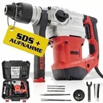HECHT 1036 Bohrhammer SDS + | 1500 W | 6 Joule | 4250 SpM | mit Zubeh&ouml;r und Koffer 