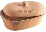 Brottopf, Steingut Brottopf, Steingut Ceramica M&auml;ser - Braun