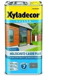 Xyladecor Holzschutz-Lasur Plus, Grau, 4 l - Maximaler Wetterschutz und einfachste