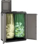 Keter Split Basic, 220 l, Rechteckig, Kunststoff, Grau, Manuell, 680 mm -