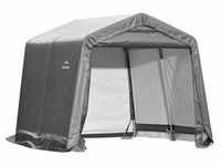 Foliengerätehaus Shelter Logic Shed-in-a-Box 13,7m2 grau 370x370cm
