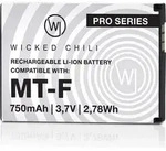 Wicked Chili Akku kompatibel mit AVM Fritz!Fon C5 / C4 / M2 / Fritzfon Telefon