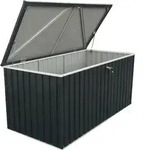 Duramax Metall Ger&auml;tebox Garten Aufbewahrungsbox Kissenbox 1450 l, 195 x 91 x 94 cm