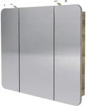 FACKELMANN LED Spiegelschrank MILANO / Badschrank mit 3D Effekt / Soft-Close /...