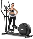 Crosstrainer Heimtrainer f&uuml;r Zuhause AsVIVA C29 Pro Bluetooth 21 Programme - Schwarz