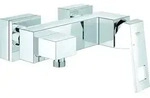Grohe Eurocube Brausebatterie Wandmontage chrom - 23145000 - Silber
