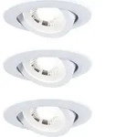 Paulmann Swivelling, Einbaustrahler, 1 Gl&uuml;hbirne(n), LED, 4,8 W, 3000 K, Wei&szlig;...