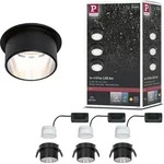 Paulmann LED Einbauleuchte Gil Basisset - Schwarz/Grau