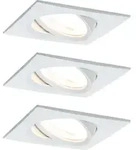 Paulmann LED Einbauleuchte Nova Basisset schwenkbar - Wei&szlig;