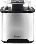 H.Koenig - SRB80 Sorbet Maschine, 2L Fassungsverm&ouml;gen, 12W, Edelstahl, 30-40 Min.