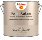 Alpina Feine Farben Wandfarbe No. 35 Wiege des Aromas - erlesenes graubeige 2,5 L -