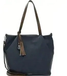 Emily & Noah Elke Shopper Tasche 45 cm - Blau