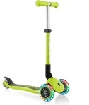 GLOBBER JUNIOR FOLDABLE LIGHTS &ndash; Tretroller, 120/80 mm, ABEC 5, 3-r&auml;drig,