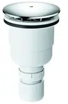GROHE Ablaufgarnitur 49533, f&uuml;r Duschwanne, &Oslash; 112 mm, Abgang senkrecht,