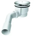 GROHE Ablaufgarnitur 49534, f&uuml;r Duschwanne, &Oslash; 112 mm, Abgang waagerecht,