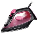 Braun TexStyle 1, Trocken- & Dampfb&uuml;geleisen, Keramik-B&uuml;gelsohle, 1,9 m, 130 g/min,