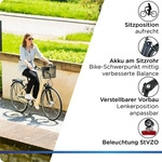 Z&uuml;ndapp ZA07235, Z&uuml;ndapp Z517 E Bike Damenfahrrad 28 wei&szlig;/gr&uuml;n
