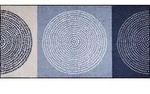 Salonloewe Fu&szlig;matte Nestor" blau 75x150 cm" - Blau